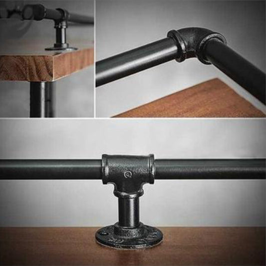 Industrial Style Bar Set 1/3 Pieces Solid Wood Rectangle Pub Dining Set for Indoor