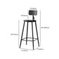 Industrial Style Bar Set 1/3 Pieces Solid Wood Rectangle Pub Dining Set for Indoor Clearhalo 'Bar Furniture' 'furn' 'furn_home_bar_bar_sets' 'Furniture' 'Home Bars & Bar Sets' 'home_bar_bar_sets' 'Kitchen & Dining Furniture' 6566232