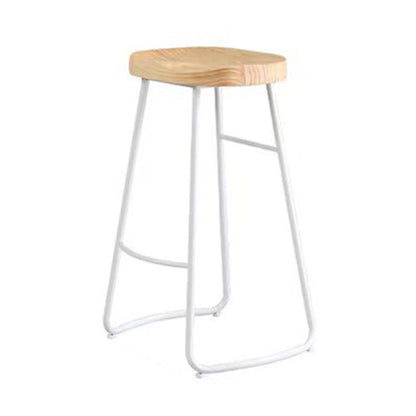 Ensemble de Table de bar moderne, 1/5/6 pièces, Table de bar rectangulaire en bois avec tabourets sans dossier