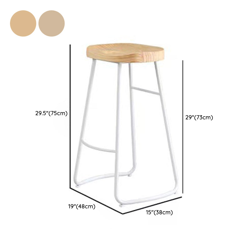 Ensemble de Table de bar moderne, 1/5/6 pièces, Table de bar rectangulaire en bois avec tabourets sans dossier