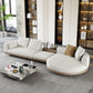Farmhouse Sectional Sofa with Square Arms in Beige Linen Blend Clearhalo 'furn' 'furn_sectionals' 'Furniture' 'Living Room Furniture' 'Sectionals' 6567116