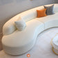 Scandinavian Beige Sectional Sofa with Tight Back Armless Sofa Clearhalo 'furn' 'furn_sectionals' 'Furniture' 'Living Room Furniture' 'Sectionals' 6567201