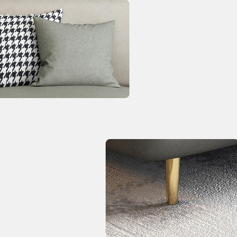 Faux Leather Seating Pillow Top Arm Sofa with Pillows for Living Room Clearhalo 'furn' 'furn_sofas' 'Furniture' 'Living Room Furniture' 'Sofa' 'sofas' 6567326