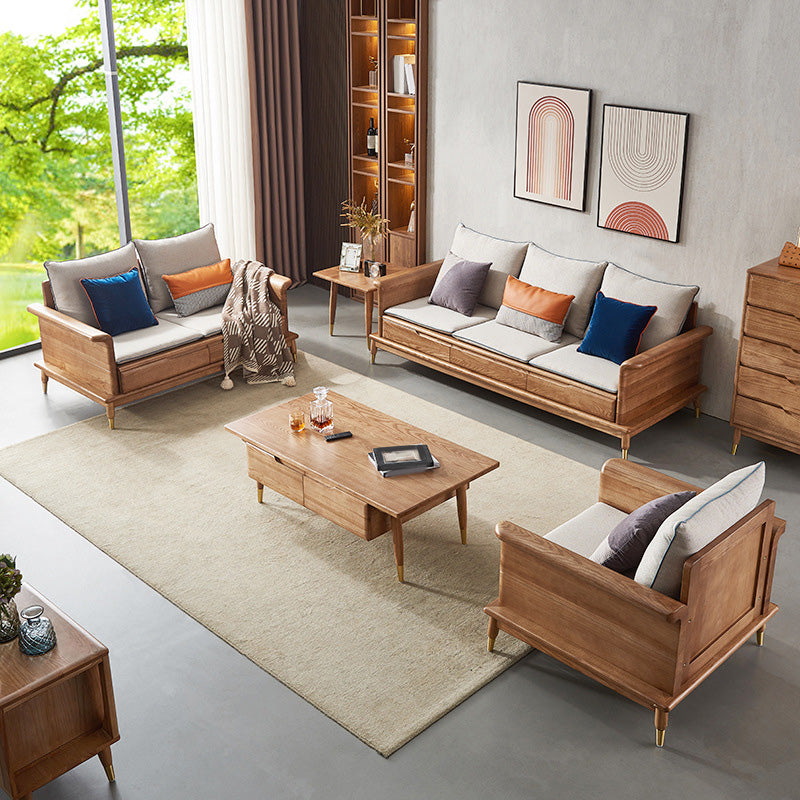 Country/Farmhouse sofa Fabric Living Room Rolled Arm Seating Clearhalo 'furn' 'furn_sofas' 'Furniture' 'Living Room Furniture' 'Sofa' 'sofas' 6567411