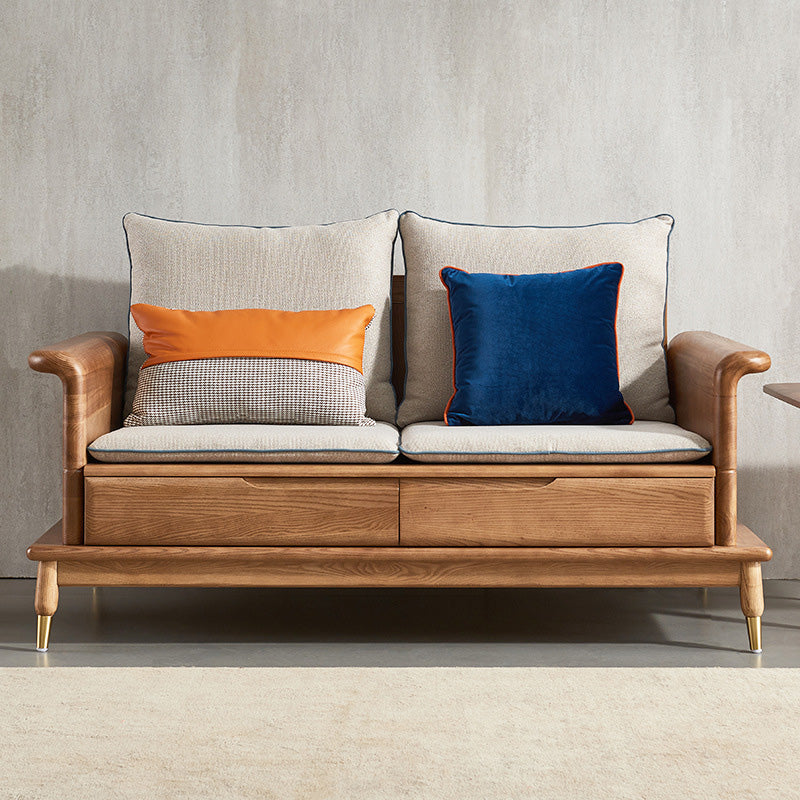 Country/Farmhouse sofa Fabric Living Room Rolled Arm Seating Clearhalo 'furn' 'furn_sofas' 'Furniture' 'Living Room Furniture' 'Sofa' 'sofas' 6567418