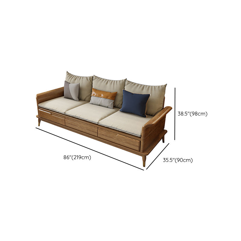 Country/Farmhouse sofa Fabric Living Room Rolled Arm Seating Clearhalo 'furn' 'furn_sofas' 'Furniture' 'Living Room Furniture' 'Sofa' 'sofas' 6567422