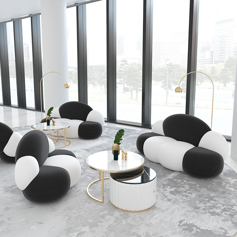 ボーナスルームのために白の標準的なソファーのアームレスクッション席標準ソファ