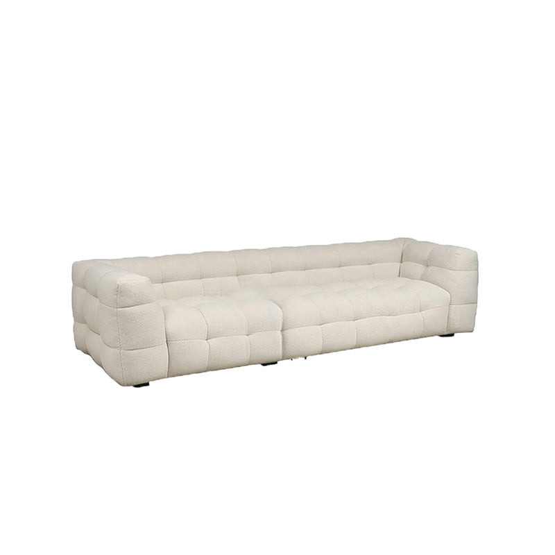 Biscuit Back Sofa Tuxedo Arm stoelen in Beige voor woonkamer