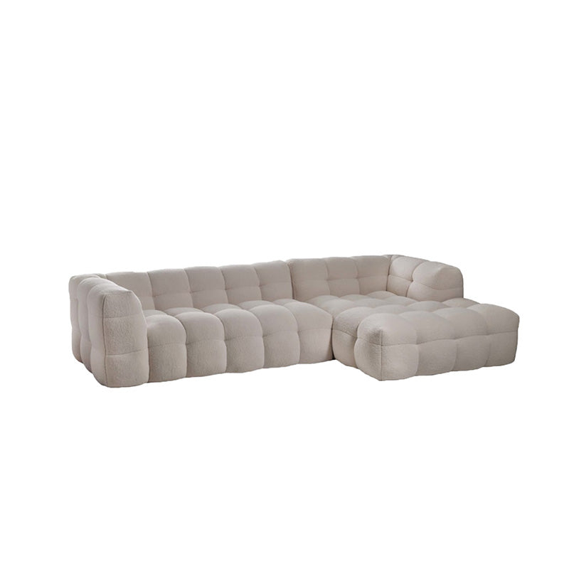 Biscuit Back Sofa Tuxedo Arm stoelen in Beige voor woonkamer