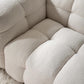 Biscuit Back Sofa Tuxedo Arm stoelen in Beige voor woonkamer
