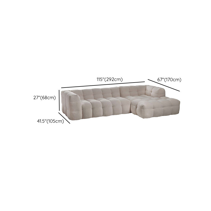 Biscuit Back Sofa Tuxedo Arm stoelen in Beige voor woonkamer