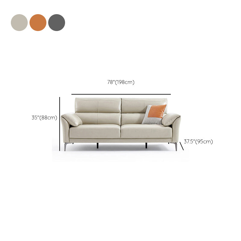 34"H Mission Craftsman Sectional Sofa Genuine Leather Sleeper Sectional Clearhalo 'furn' 'furn_sectionals' 'Furniture' 'Living Room Furniture' 'Sectionals' 6567632