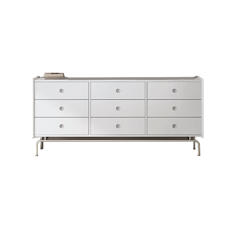 Mid-Century Modern Accent Chest with Drawers and Straight Legs in Brone Clearhalo 'Cabinets & Chests' 'cabinets_chests' 'furn' 'furn_cabinets_chests' 'Furniture' 'Living Room Furniture' 6567786