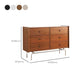 Mid-Century Modern Accent Chest with Drawers and Straight Legs in Brone Clearhalo 'Cabinets & Chests' 'cabinets_chests' 'furn' 'furn_cabinets_chests' 'Furniture' 'Living Room Furniture' 6567797