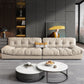 Scandinavian Beige Sofa with Tufted Back and Flared Arm for Living Room Clearhalo 'furn' 'furn_sofas' 'Furniture' 'Living Room Furniture' 'Sofa' 'sofas' 6567913