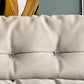 Scandinavian Beige Sofa with Tufted Back and Flared Arm for Living Room Clearhalo 'furn' 'furn_sofas' 'Furniture' 'Living Room Furniture' 'Sofa' 'sofas' 6567923