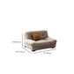 Scandinavian Beige Sofa with Tufted Back and Flared Arm for Living Room Clearhalo 'furn' 'furn_sofas' 'Furniture' 'Living Room Furniture' 'Sofa' 'sofas' 6567925