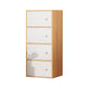 Knobs Handle Storage Cabinet Wood Standard Cabinet with Drawer Natural Wood White Clearhalo 'Cabinets & Chests' 'cabinets_chests' 'furn' 'furn_cabinets_chests' 'Furniture' 'Living Room Furniture' 6568131