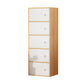 Knobs Handle Storage Cabinet Wood Standard Cabinet with Drawer Natural Wood White Clearhalo 'Cabinets & Chests' 'cabinets_chests' 'furn' 'furn_cabinets_chests' 'Furniture' 'Living Room Furniture' 6568133