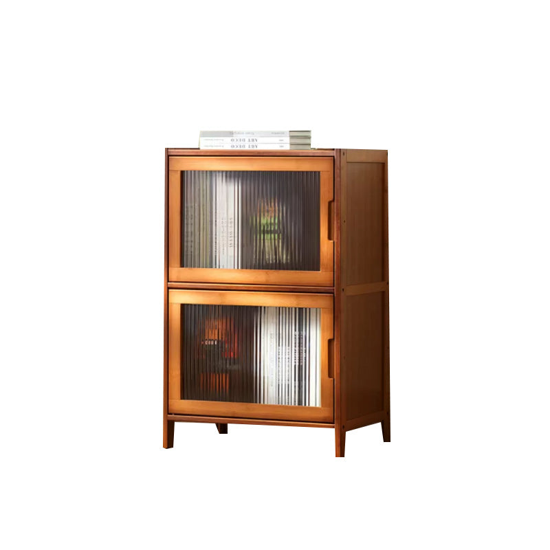Water Resistant Storage Cabinet Glass Paned Standard Cabinet 17"L x 13"W x 27"H Glass Clearhalo 'Cabinets & Chests' 'cabinets_chests' 'furn' 'furn_cabinets_chests' 'Furniture' 'Living Room Furniture' 6568228
