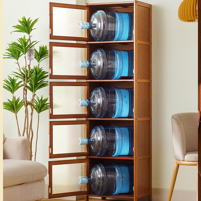 Water Resistant Storage Cabinet Glass Paned Standard Cabinet Clearhalo 'Cabinets & Chests' 'cabinets_chests' 'furn' 'furn_cabinets_chests' 'Furniture' 'Living Room Furniture' 6568239