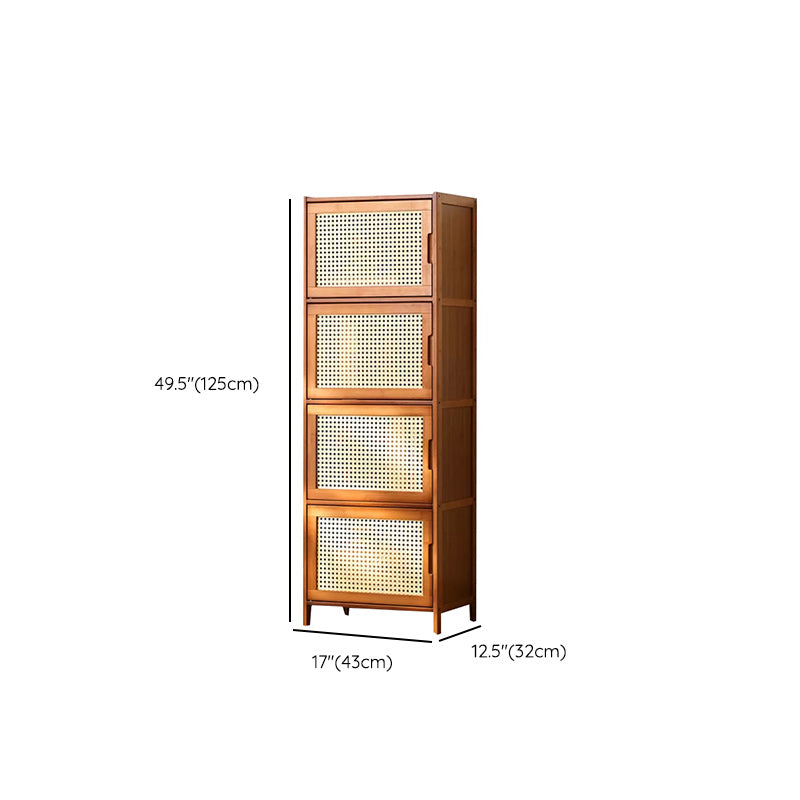 Water Resistant Storage Cabinet Glass Paned Standard Cabinet Clearhalo 'Cabinets & Chests' 'cabinets_chests' 'furn' 'furn_cabinets_chests' 'Furniture' 'Living Room Furniture' 6568259