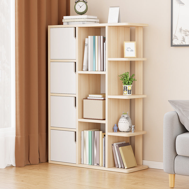 Simple Side Cabinet with Doors Modern Faux Wood Accent Cabinet Clearhalo 'Cabinets & Chests' 'cabinets_chests' 'furn' 'furn_cabinets_chests' 'Furniture' 'Living Room Furniture' 6568266