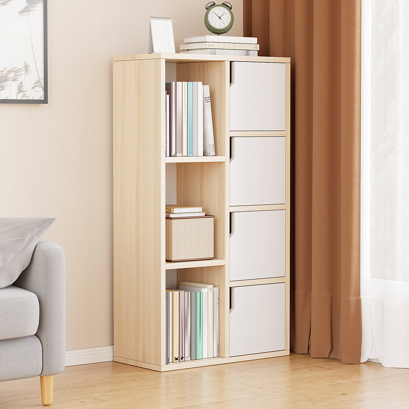 Simple Side Cabinet with Doors Modern Faux Wood Accent Cabinet Clearhalo 'Cabinets & Chests' 'cabinets_chests' 'furn' 'furn_cabinets_chests' 'Furniture' 'Living Room Furniture' 6568272