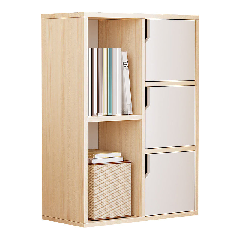 Simple Side Cabinet with Doors Modern Faux Wood Accent Cabinet Clearhalo 'Cabinets & Chests' 'cabinets_chests' 'furn' 'furn_cabinets_chests' 'Furniture' 'Living Room Furniture' 6568274