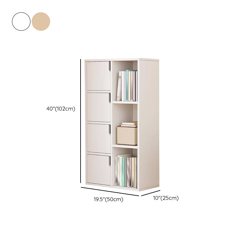 Simple Side Cabinet with Doors Modern Faux Wood Accent Cabinet Clearhalo 'Cabinets & Chests' 'cabinets_chests' 'furn' 'furn_cabinets_chests' 'Furniture' 'Living Room Furniture' 6568294