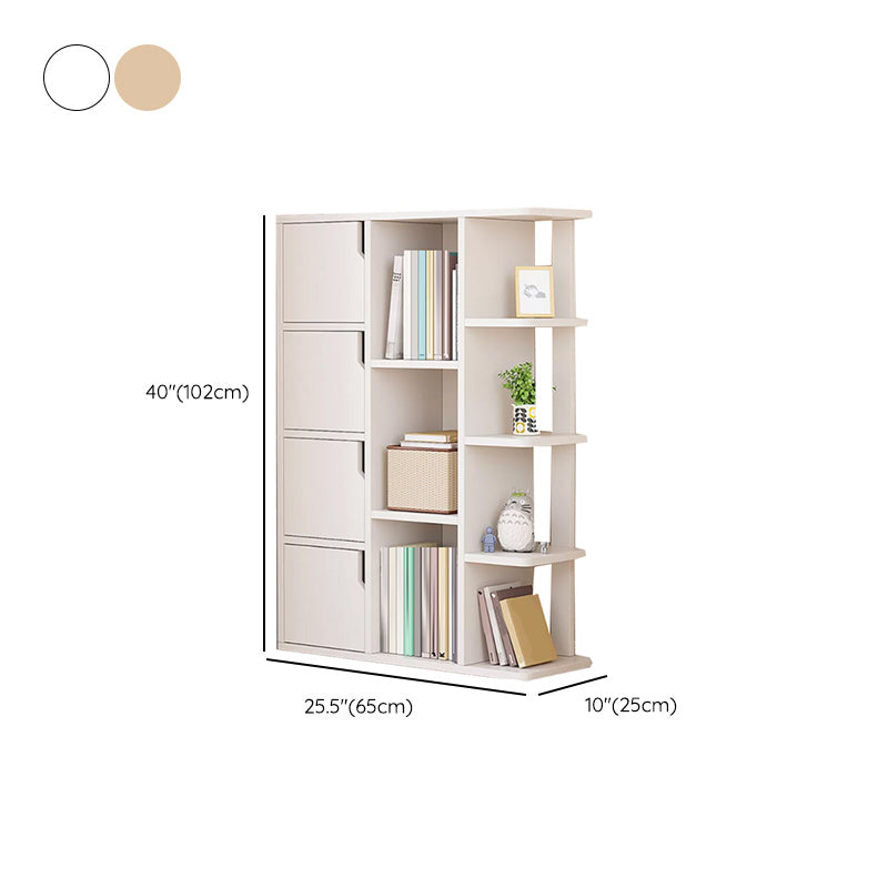 Simple Side Cabinet with Doors Modern Faux Wood Accent Cabinet Clearhalo 'Cabinets & Chests' 'cabinets_chests' 'furn' 'furn_cabinets_chests' 'Furniture' 'Living Room Furniture' 6568295