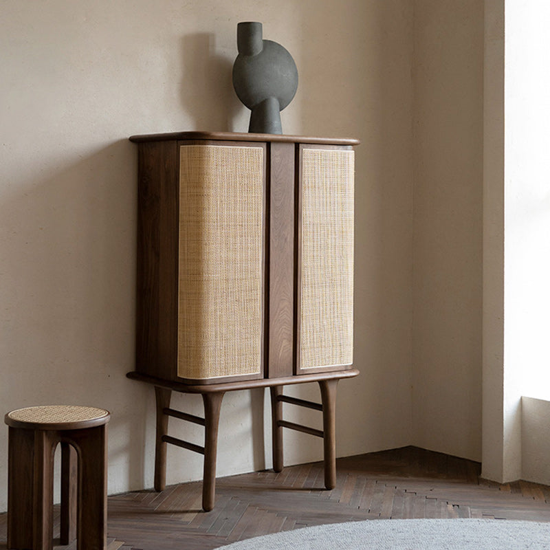 Rectangle Storage Cabinet Solid Wood Standard Cabinet with Doors Clearhalo 'Cabinets & Chests' 'cabinets_chests' 'furn' 'furn_cabinets_chests' 'Furniture' 'Living Room Furniture' 6568303