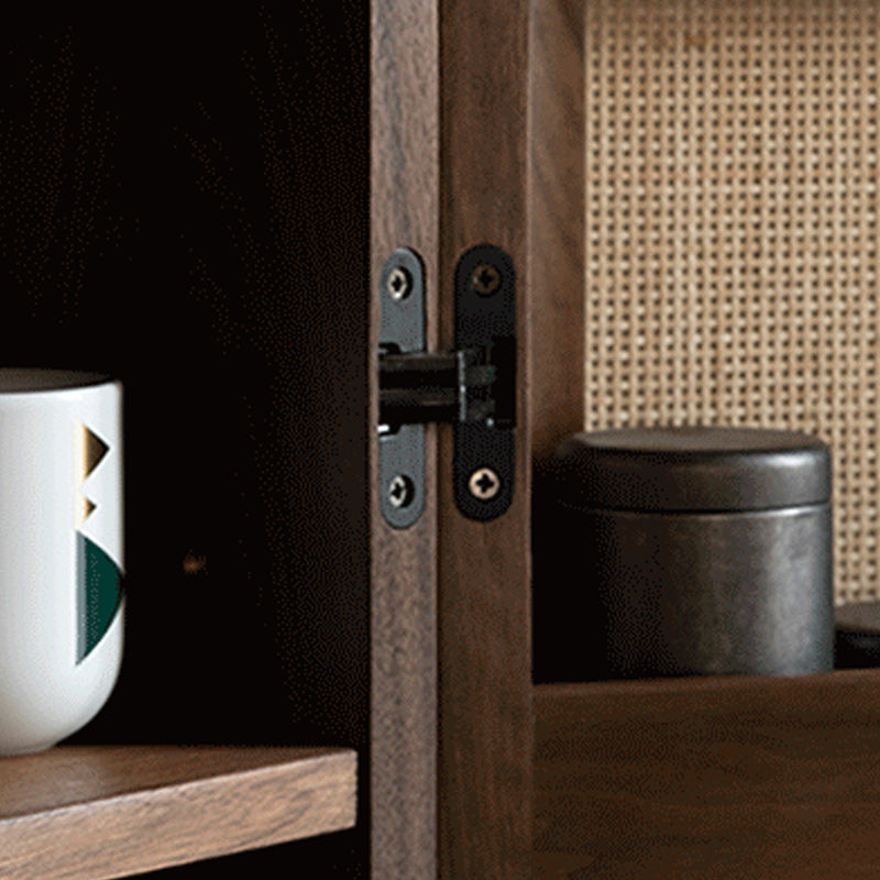 Rectangle Storage Cabinet Solid Wood Standard Cabinet with Doors Clearhalo 'Cabinets & Chests' 'cabinets_chests' 'furn' 'furn_cabinets_chests' 'Furniture' 'Living Room Furniture' 6568312