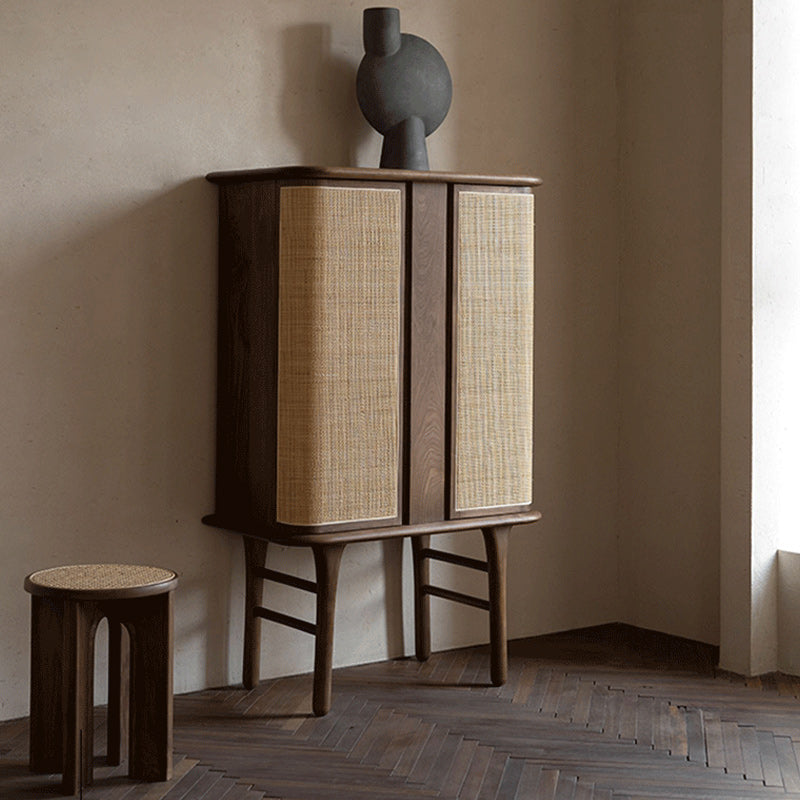 Rectangle Storage Cabinet Solid Wood Standard Cabinet with Doors Clearhalo 'Cabinets & Chests' 'cabinets_chests' 'furn' 'furn_cabinets_chests' 'Furniture' 'Living Room Furniture' 6568314