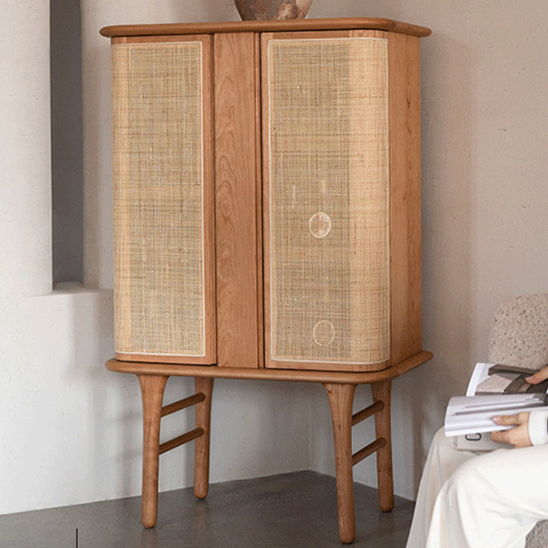 Rectangle Storage Cabinet Solid Wood Standard Cabinet with Doors Clearhalo 'Cabinets & Chests' 'cabinets_chests' 'furn' 'furn_cabinets_chests' 'Furniture' 'Living Room Furniture' 6568315