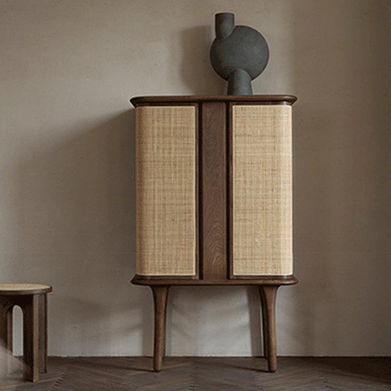 Rectangle Storage Cabinet Solid Wood Standard Cabinet with Doors Clearhalo 'Cabinets & Chests' 'cabinets_chests' 'furn' 'furn_cabinets_chests' 'Furniture' 'Living Room Furniture' 6568316