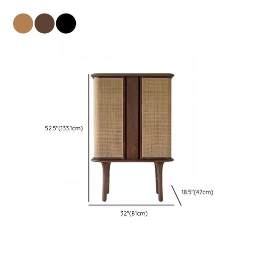 Rectangle Storage Cabinet Solid Wood Standard Cabinet with Doors Clearhalo 'Cabinets & Chests' 'cabinets_chests' 'furn' 'furn_cabinets_chests' 'Furniture' 'Living Room Furniture' 6568320