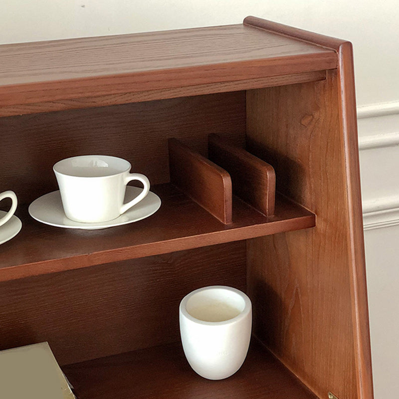 Mid-Century Modern Wood Accent Chest in Ash 46" Tall 5 Drawers Cabinet Clearhalo 'Cabinets & Chests' 'cabinets_chests' 'furn' 'furn_cabinets_chests' 'Furniture' 'Living Room Furniture' 6568341