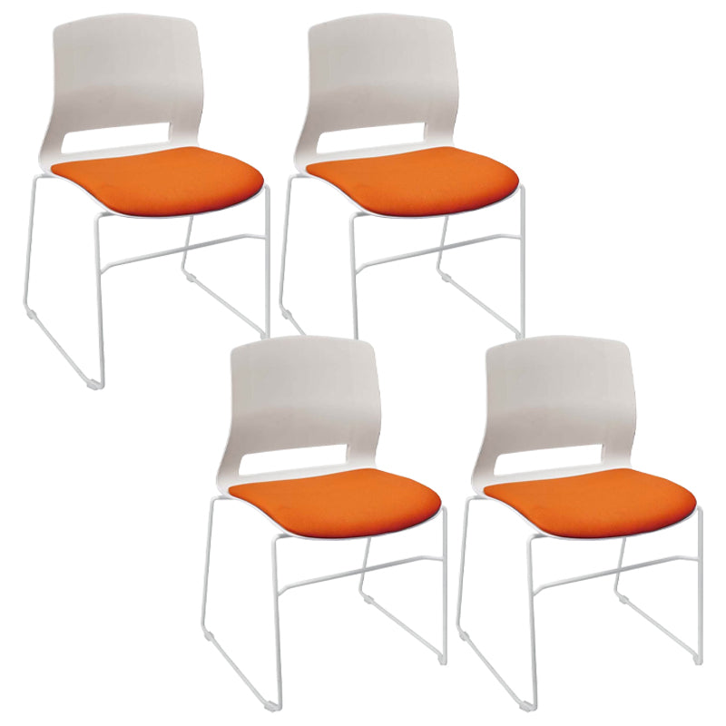 Sedia moderna senza ruote imbottiti nessuna sedia da scrivania angosciante