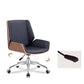 Slide Modern Desk Chair Adjustable Seat Height Office Chair with Wheels Clearhalo 'furn' 'furn_office_chair' 'Furniture' 'Office Chairs' 'Office Furniture' 'office_chair' 6569363