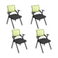 Contemporary Arms Included Conference Chair Mesh-back Chair for Office Green Without Writing Pad 4 Piece Set Clearhalo 'furn' 'furn_office_chair' 'Furniture' 'Office Chairs' 'Office Furniture' 'office_chair' 6569393