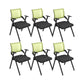 Contemporary Arms Included Conference Chair Mesh-back Chair for Office Green Without Writing Pad 6 Piece Set Clearhalo 'furn' 'furn_office_chair' 'Furniture' 'Office Chairs' 'Office Furniture' 'office_chair' 6569394