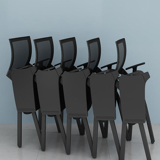 Contemporary Arms Included Conference Chair Mesh-back Chair for Office Clearhalo 'furn' 'furn_office_chair' 'Furniture' 'Office Chairs' 'Office Furniture' 'office_chair' 6569398