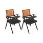 Contemporary Arms Included Conference Chair Mesh-back Chair for Office Orange With Writing Pad 2 Piece Set Clearhalo 'furn' 'furn_office_chair' 'Furniture' 'Office Chairs' 'Office Furniture' 'office_chair' 6569425