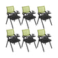 Contemporary Arms Included Conference Chair Mesh-back Chair for Office Green With Writing Pad 6 Piece Set Clearhalo 'furn' 'furn_office_chair' 'Furniture' 'Office Chairs' 'Office Furniture' 'office_chair' 6569431