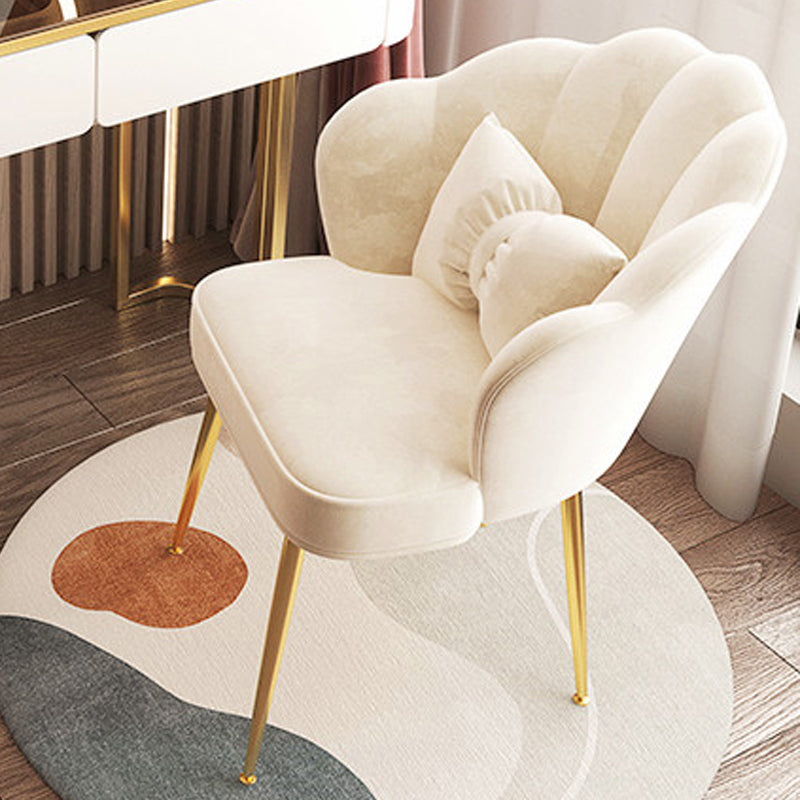 Tavolo da toeletta in legno per trucco top in vetro con cassetti di stoccaggio