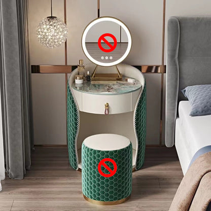 Tocador de piedra tocador tocador gris/tocador de madera maciza con cajón con cajón