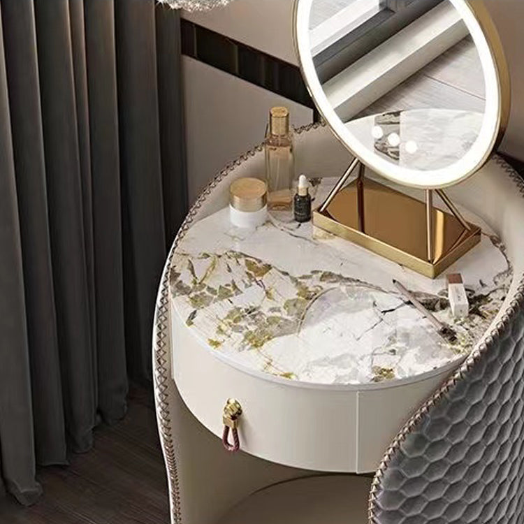 Tocador de piedra tocador tocador gris/tocador de madera maciza con cajón con cajón