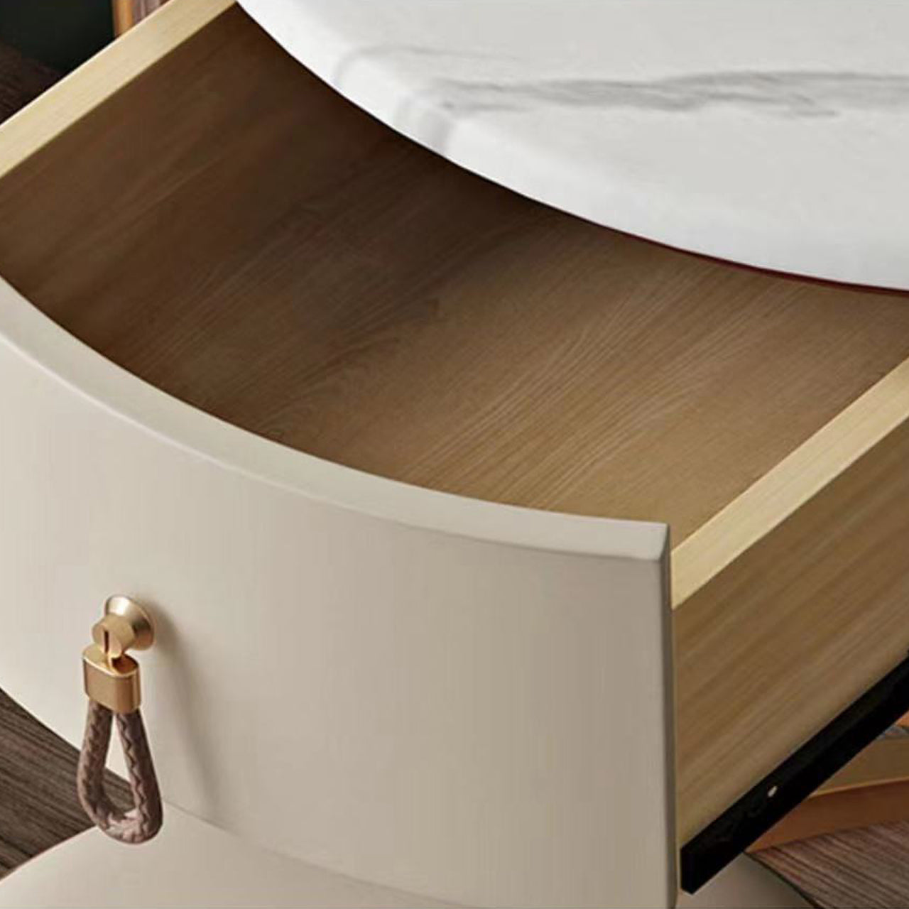 Tocador de piedra tocador tocador gris/tocador de madera maciza con cajón con cajón