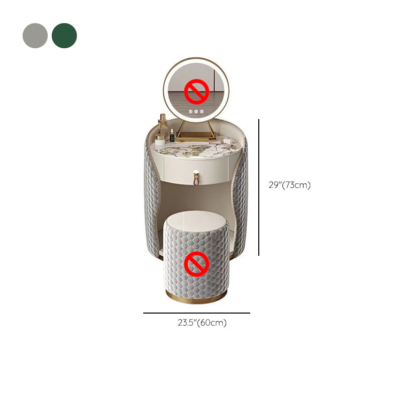 Tocador de piedra tocador tocador gris/tocador de madera maciza con cajón con cajón